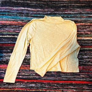 Neon yellow mock neck Size: XL